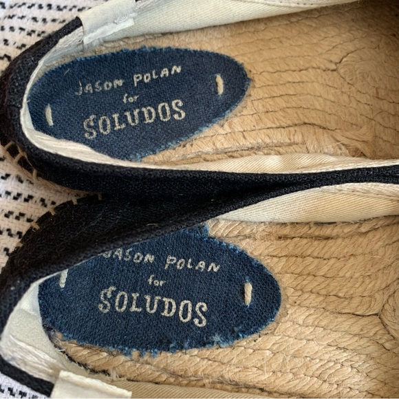 Jason Polan x Soludos Winking Eye Espadrille Flats 6 - Picture 6 of 8